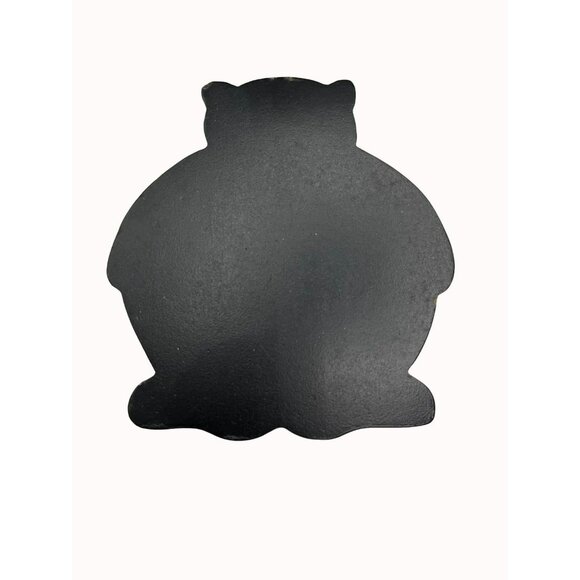 Set Of 4 Kitty Cat Coasters Hand Painted with Carrier Cork Center Black & White - Picture 9 of 9